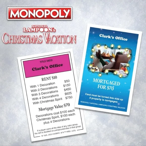 NWT Christmas Vacation Monopoly Game - Picture 9 of 9